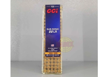 Amunicja CCI kal.22LR,subsonic 40gr HP