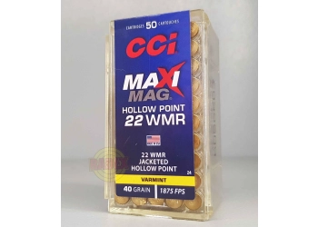 Amunicja CCI kal.22 WMR,40GR Maxi Mag HP