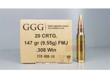 Amunicja GGG .308WIN FMJ 9,55g