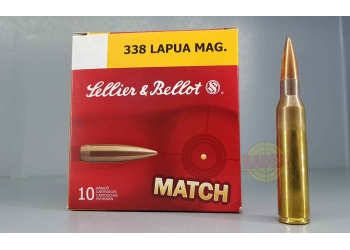 Amunicja kulowa S&B .338 Lapua Magnum 16,2g HPBT Match