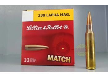 Amunicja kulowa S&B .338 Lapua Magnum 16,2g HPBT Match