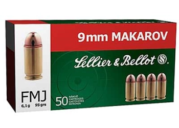 Amunicja kulowa 9mm MAKAROV FMJ S&B